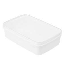 800 ML WHITE RECTANGULAR TUB